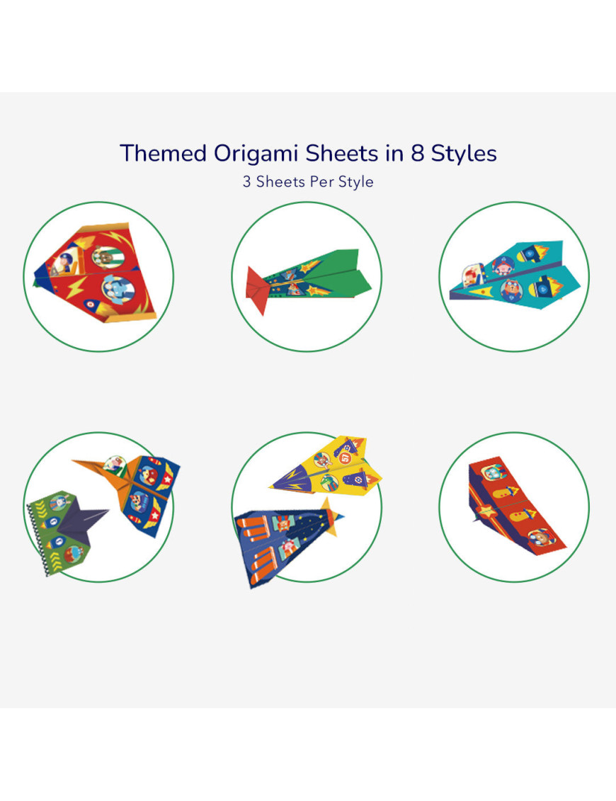 Origami – Papierowe samoloty mideer