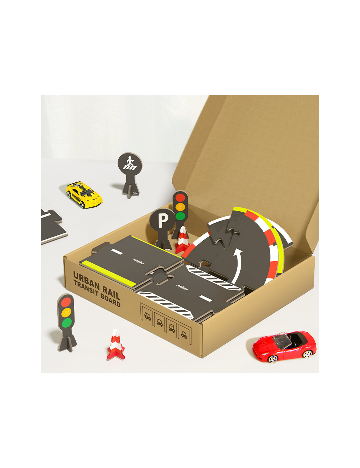 Puzzle tor wyścigowy (38 elementów) mideer