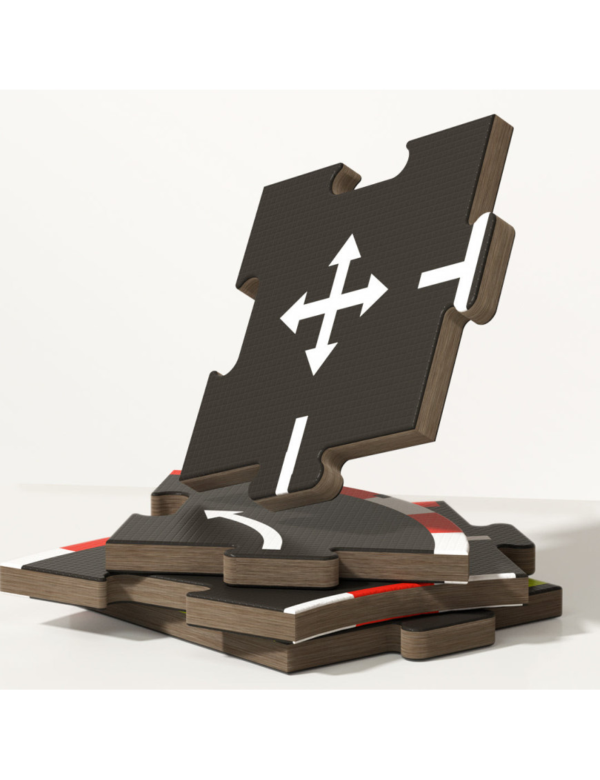 Puzzle tor wyścigowy (38 elementów) mideer