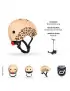 SCOOTANDRIDE Kask XXS-S dla dzieci 1-5 lat Leopard