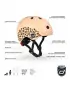 SCOOTANDRIDE Kask XXS-S dla dzieci 1-5 lat Leopard
