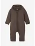 Kombinezon merino z uszkami Brown Melange HUTTEliHUT