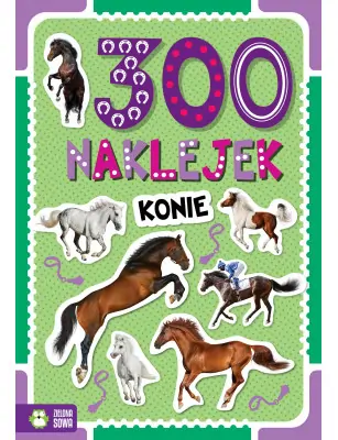 300 naklejek. Konie