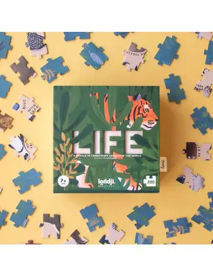 Puzzle Life - zagrożone gatunki zwierząt | Londji