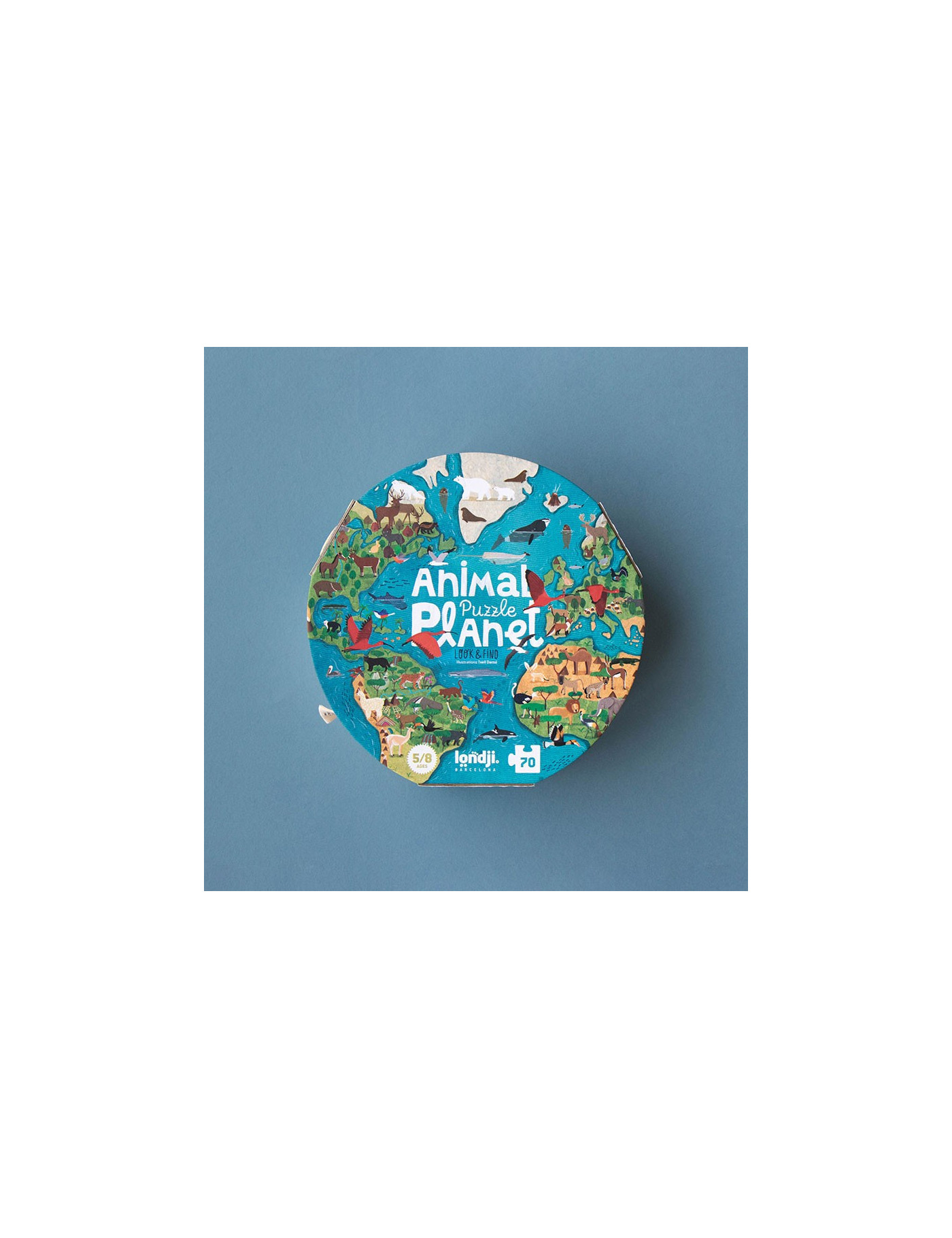 Puzzle z grą obserwacyjną Animal Planet | Londji