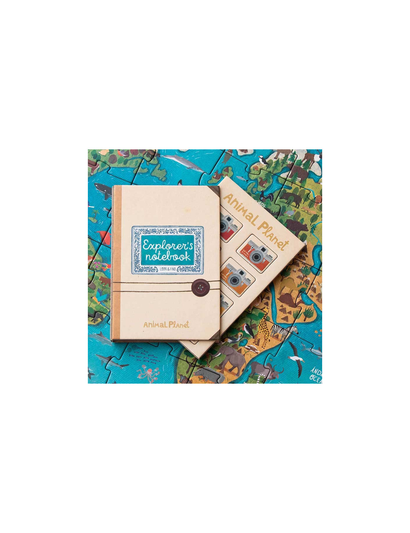 Puzzle z grą obserwacyjną Animal Planet | Londji
