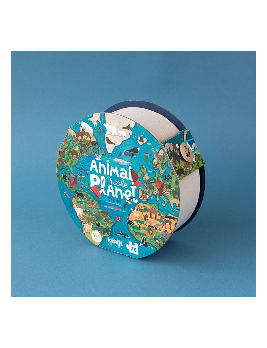Puzzle z grą obserwacyjną Animal Planet | Londji