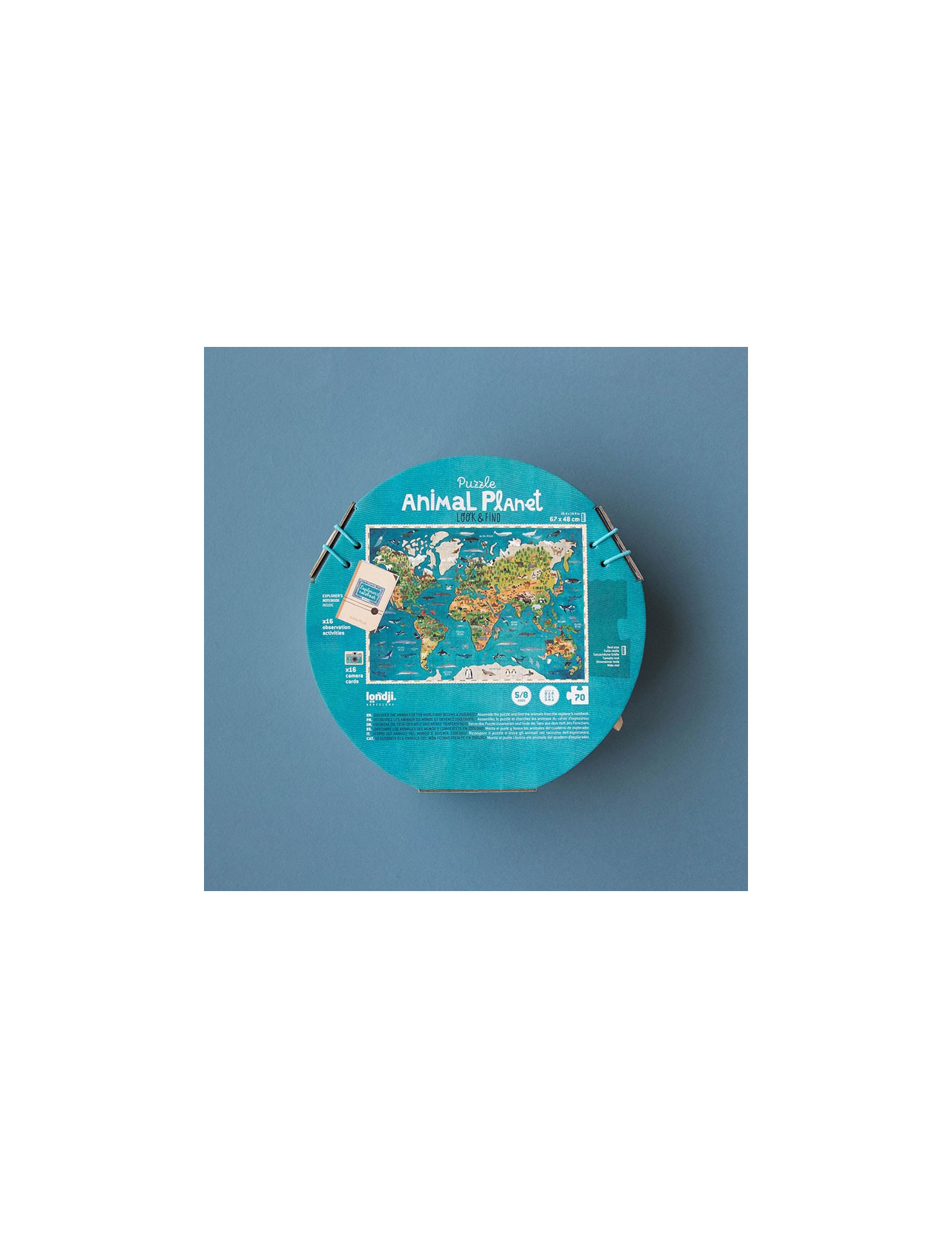 Puzzle z grą obserwacyjną Animal Planet | Londji