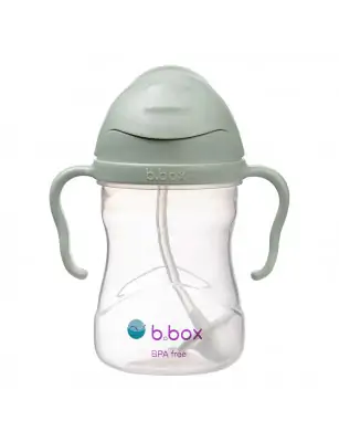 Bidon ze słomką 240 ml, sage, b.box