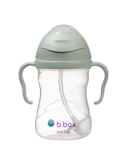 Bidon ze słomką 240 ml, sage, b.box