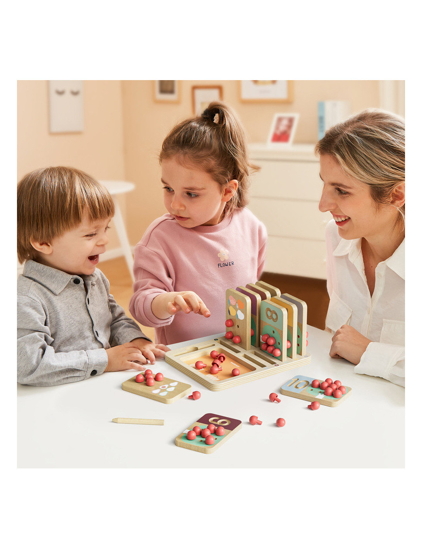 Zabawka edukacyjna do nauki liczenia Liczę owoce - 36 mies.+ TOPBRIGHT