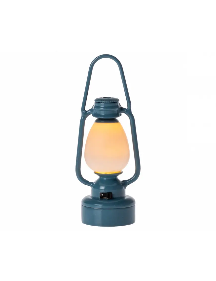 Akcesoria - Vintage lantern - Blue, Maileg