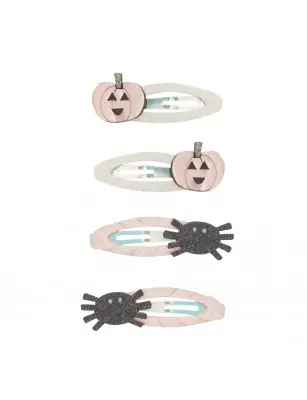 Spinki Pumpkin & spider Halloween Mimi & Lula
