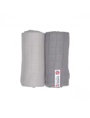 Otulacz bawełniany 2-pak 120x120 MIST/DONKEY SOLID Lodger