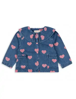 Koszula Margot denim shirt bon coeur pink Konges Sløjd