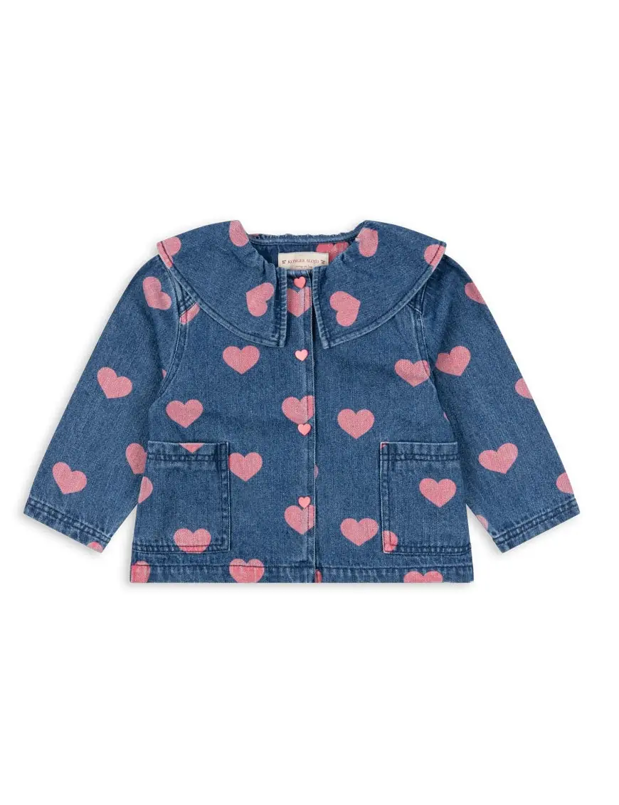 Koszula Margot denim shirt bon coeur pink Konges Sløjd