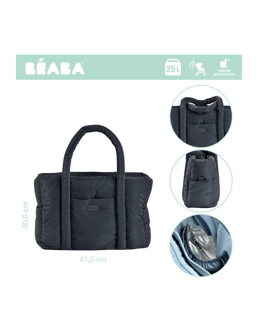 Beaba Torba dla mamy Puffy Paris Dark heather grey Beaba Torba dla mamy Puffy Paris Dark heather grey