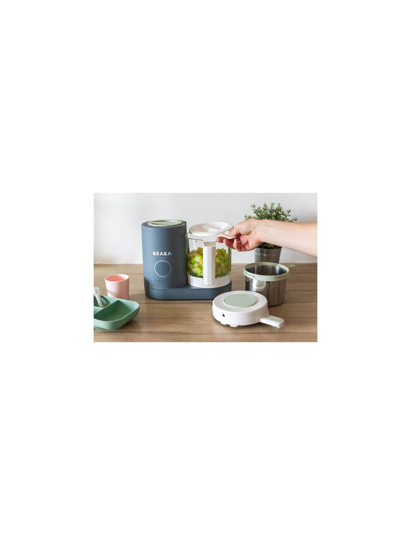 Babycook wielofunkcyjne urządzenie do miksowania i gotowania Mineral Grey, Beaba Babycook wielofunkcyjne urządzenie do miksowania i gotowania Mineral Grey, Beaba