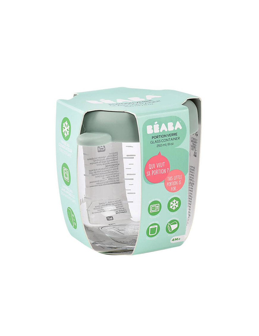 Szklany pojemnik z zamknięciem 250 ml SAGE Beaba