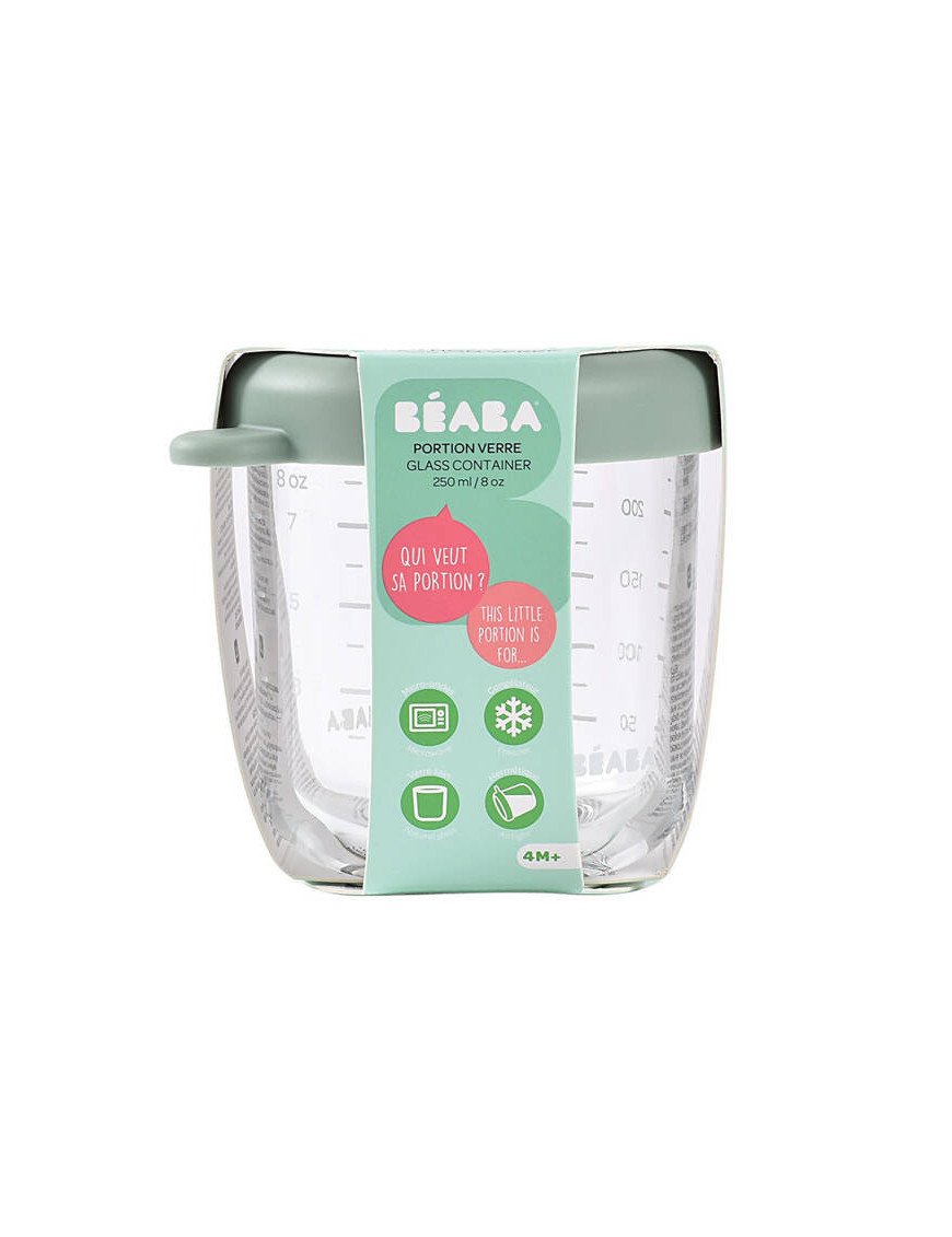 Szklany pojemnik z zamknięciem 250 ml SAGE Beaba
