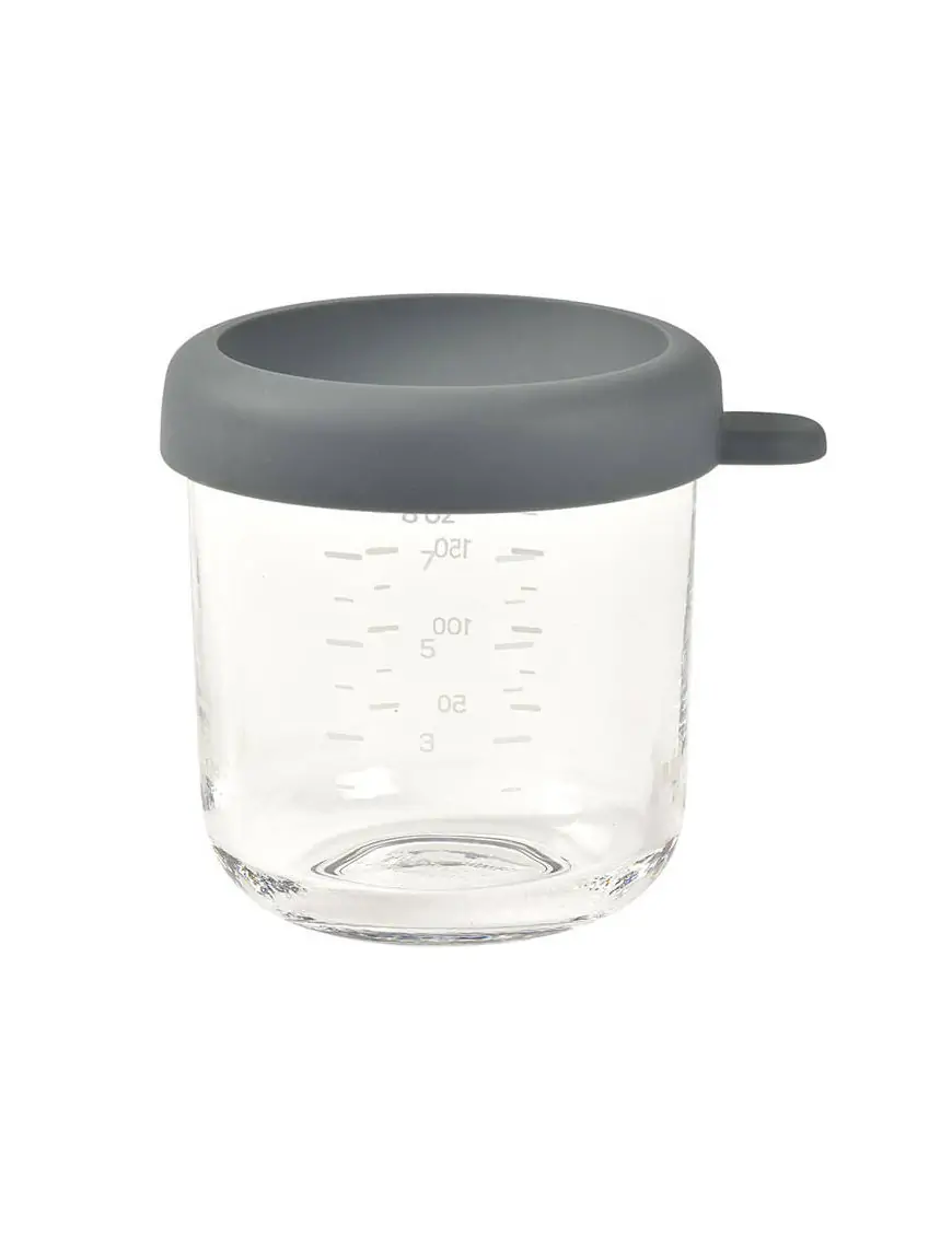 BEABA Pojemnik słoiczek szklany z zamknięciem 250 ml Mineral