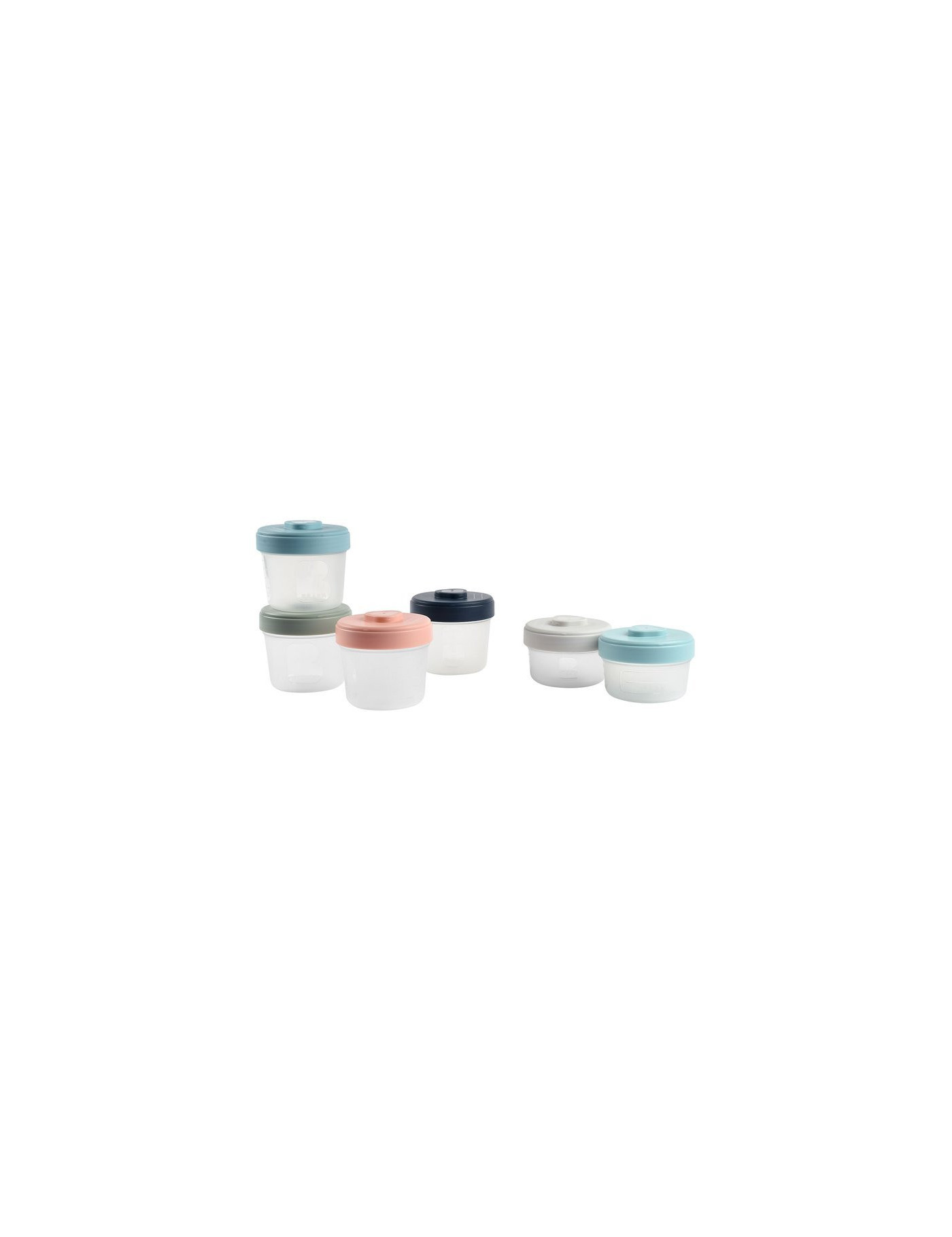 Beaba Zestaw słoiczków Clip 6 szt. (2x90ml + 4x150ml)