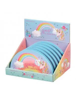 Souza! Paleta cieni do powiek z lusterkiem dla dzieci 11 el. Jednorożec