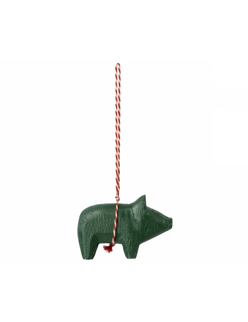 Ozdoba choinkowa Pig Green, Maileg