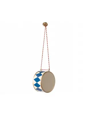 Ozdoba choinkowa - Bębenek Duży Dark Blue Maileg
