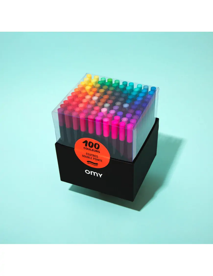 Flamastry - BOX 100 SZT. OMY