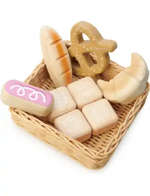 Wiklinowy koszyk z pieczywem, Tender Leaf Toys