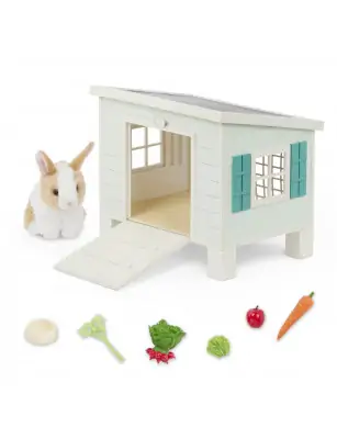 CHATKA z KRÓLICZKIEM i akcesoriami – Bunny Hutch Playset Our Generation