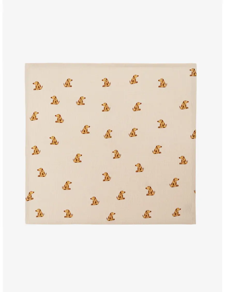 Pieluszka z organicznego muślinu Najlepszy Przyjaciel 60 cm x 60 cm