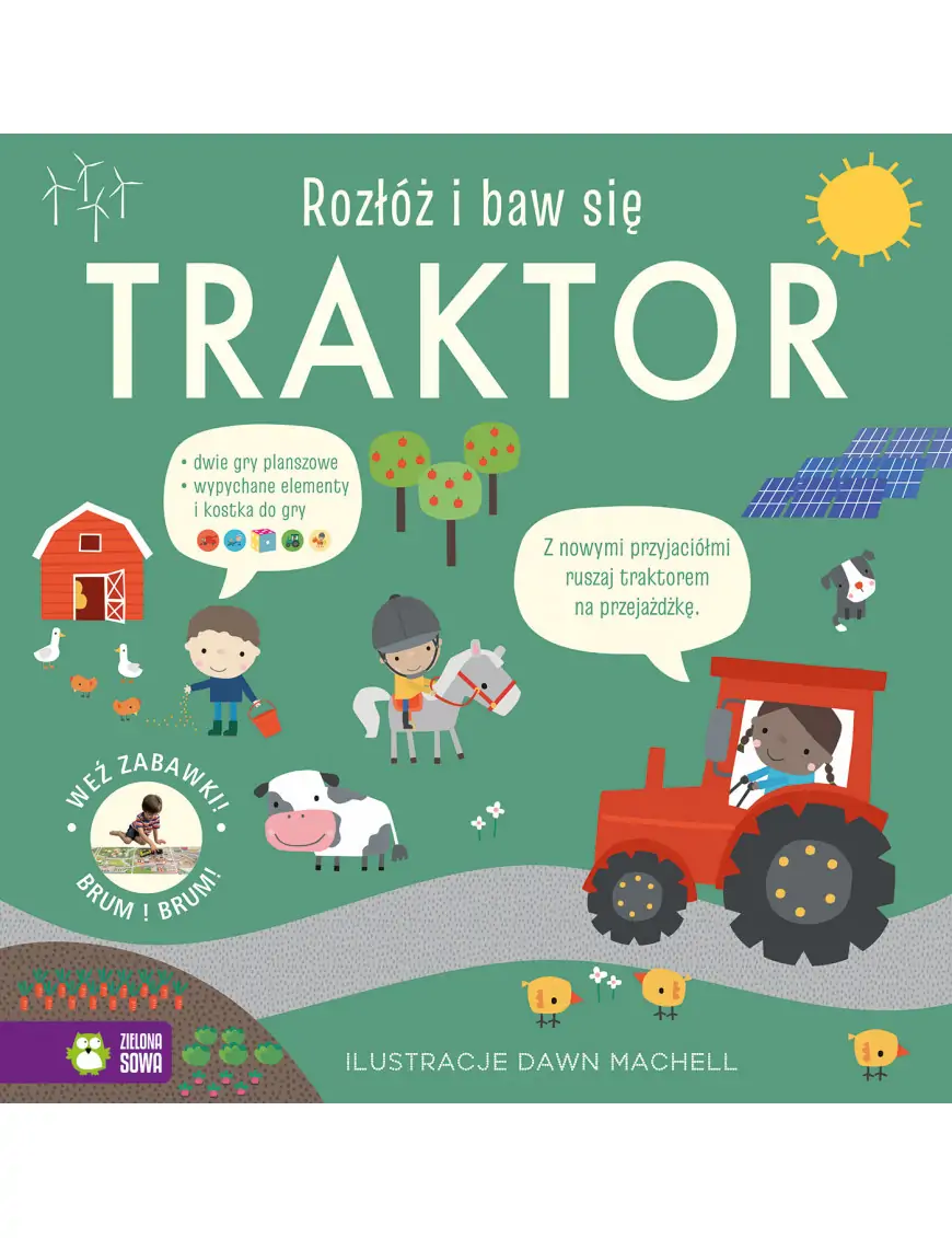 Rozłóż i baw się. Traktor Zielona Sowa