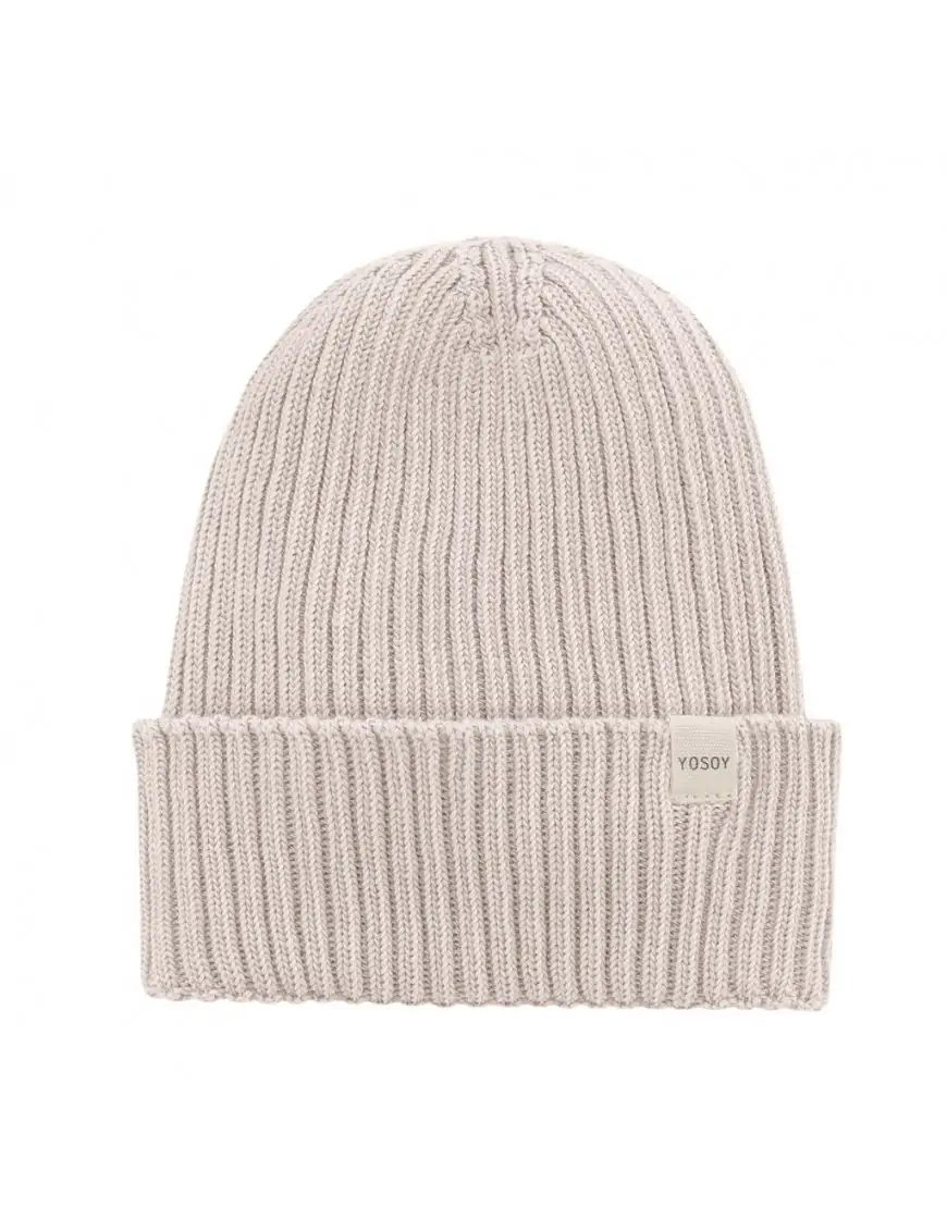 Czapka z wełny merino CAPPUCCINO Yosoy