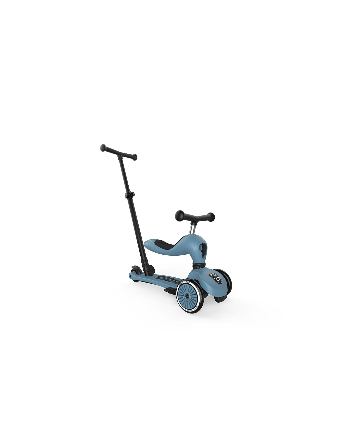 SCOOTANDRIDE Highwaykick 1 Push and Go 2w1 Jeździk i hulajnoga 1-5 lat Steel