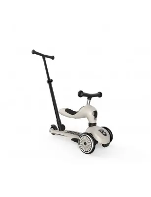 SCOOTANDRIDE Highwaykick 1 Push and Go 2w1 Jeździk i hulajnoga 1-5 lat Ash