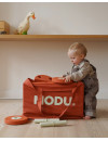 MODU Dreamer set – Kreatywne klocki rozwijające motorykę dużą, pomarańczowy + torba GRATIS!