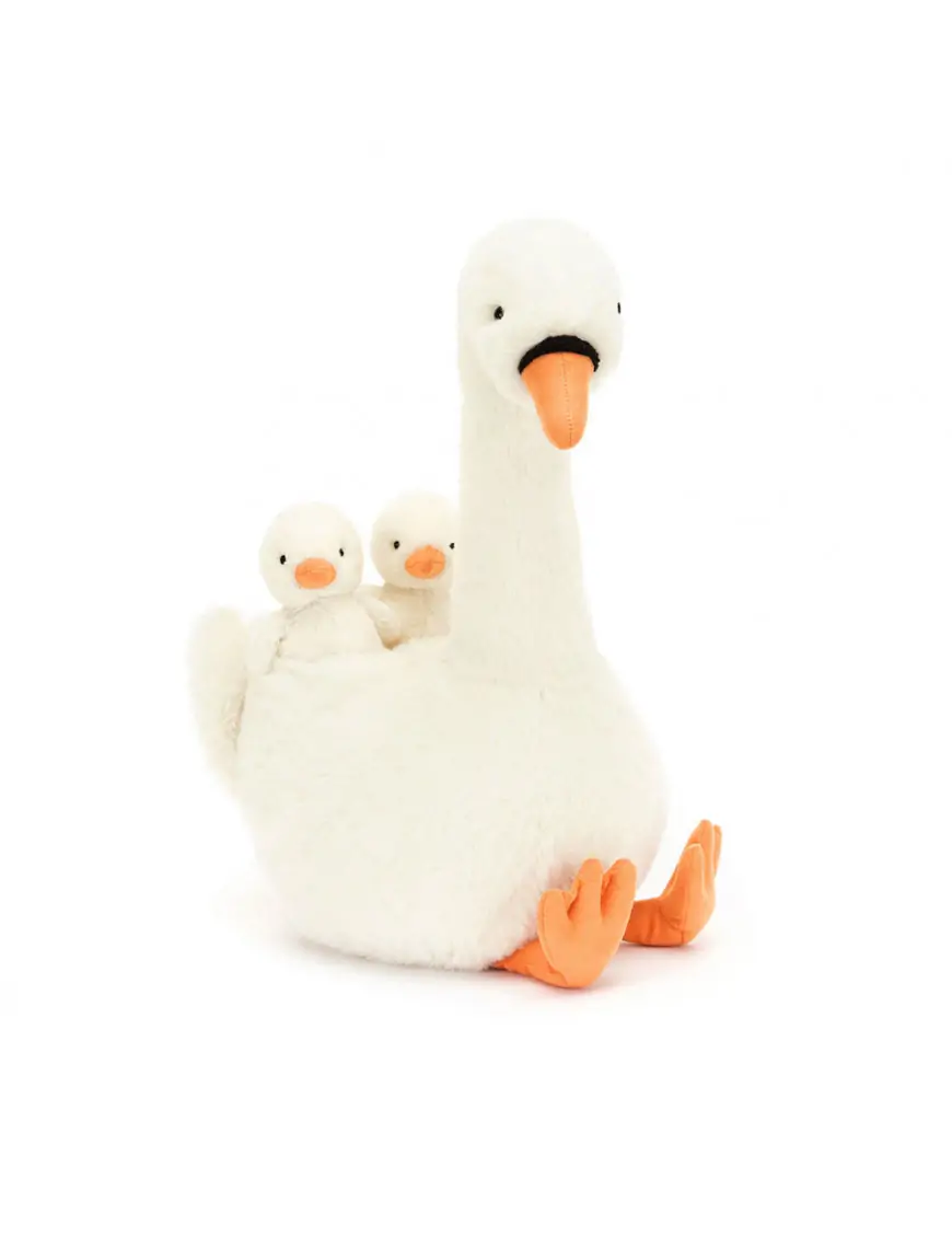 Łabędź z Maleństwami 39 cm JellyCat