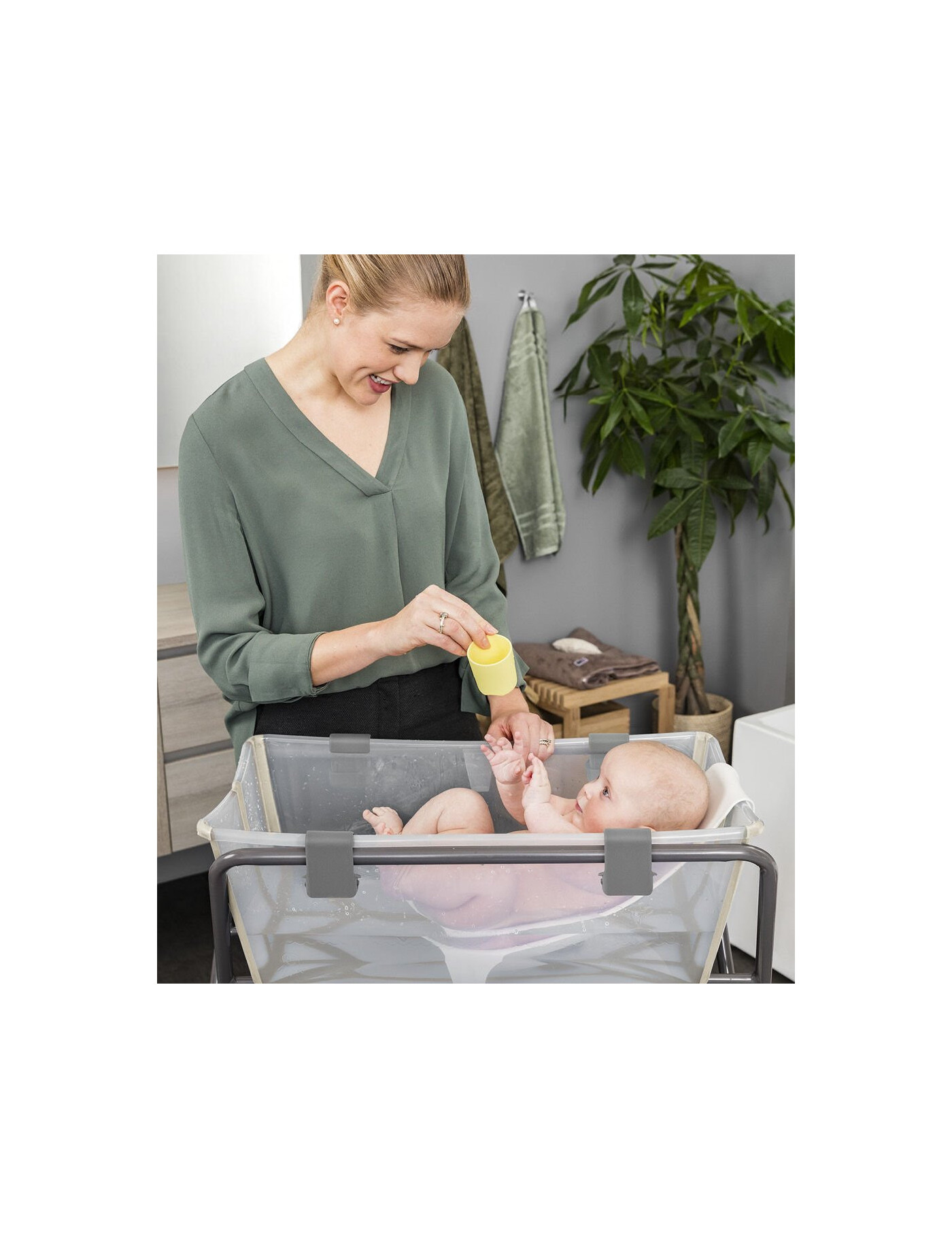Wanienka składana Stokke® Flexi Bath® Piaskowy beż Wanienka składana Stokke® Flexi Bath® Piaskowy beż