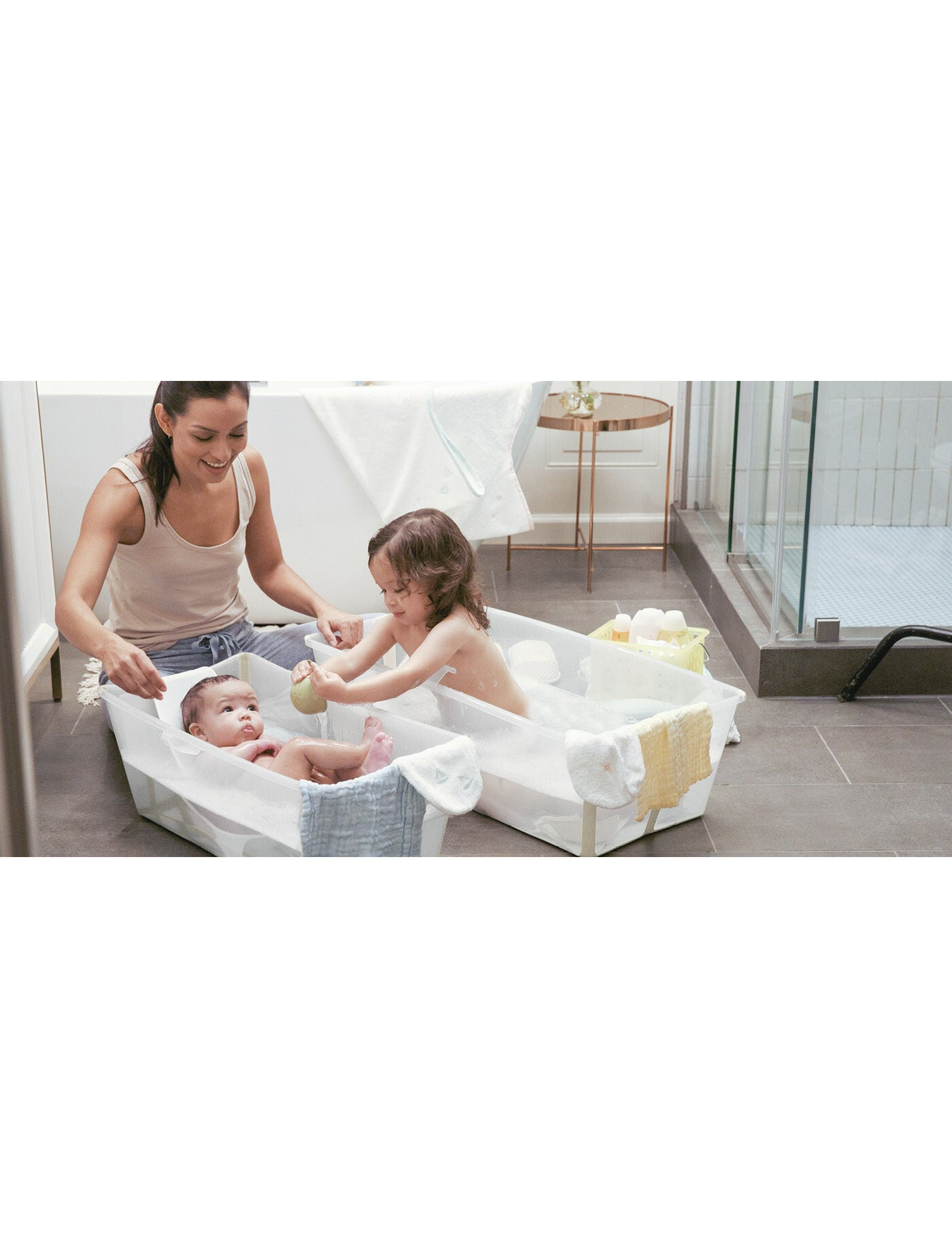 Wanienka Stokke® Flexi Bath® X-Large Piaskowy beż Wanienka Stokke® Flexi Bath® X-Large Piaskowy beż