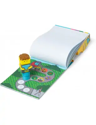 Sticker WOW! stempelki z naklejkami Buldożer, Melissa & Doug