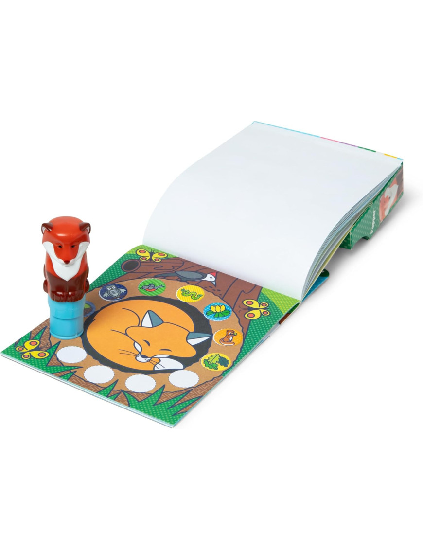 Sticker WOW! stempelki z naklejkami lisek, Melissa & Doug Sticker WOW! stempelki z naklejkami lisek, Melissa & Doug