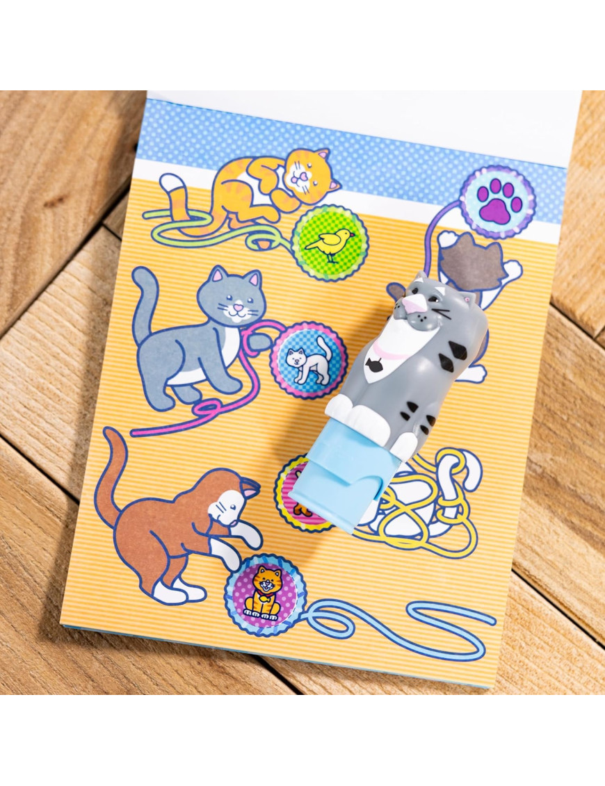 Sticker WOW! stempelki z naklejkami kotek, Melissa & Doug
