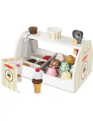 Melissa & Doug, Drewniana Lodziarnia Magnetyczna