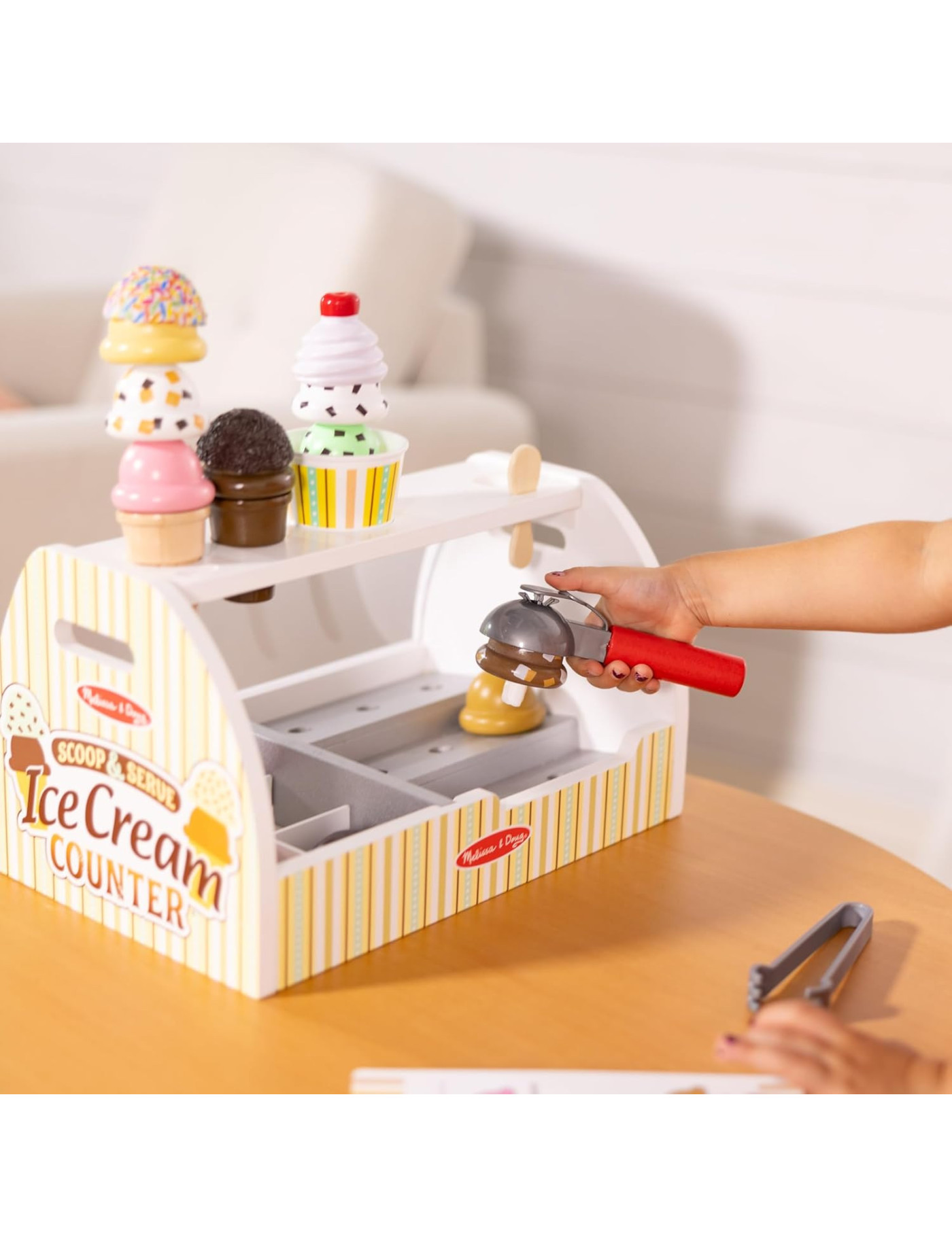 Melissa & Doug, Drewniana Lodziarnia Magnetyczna