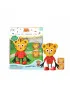 Glo Pals, Postać do kąpieli - zestaw z dwiema kostkami sensorycznymi świecącymi w wodzie Daniel Tiger