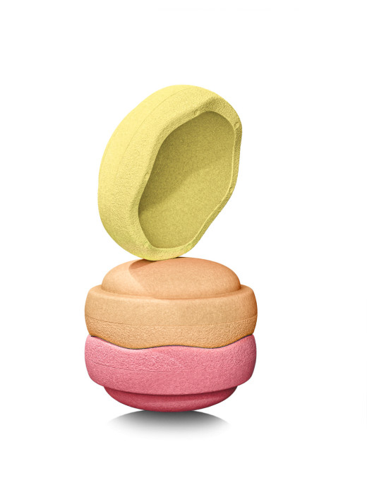 Obiekty do Kreatywnej Zabawy Original Warm Pastel Stapelstein 3 szt.