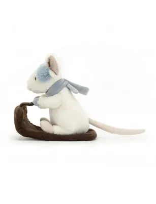 Wesoła Myszka na Sankach 18 cm Jellycat