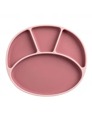 Silikonowy talerzyk z przyssawką Blush. BiBaDo